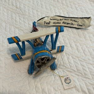 Blue Sky Collector’s Ceramic “Grinning Bear Bros. Airlines”